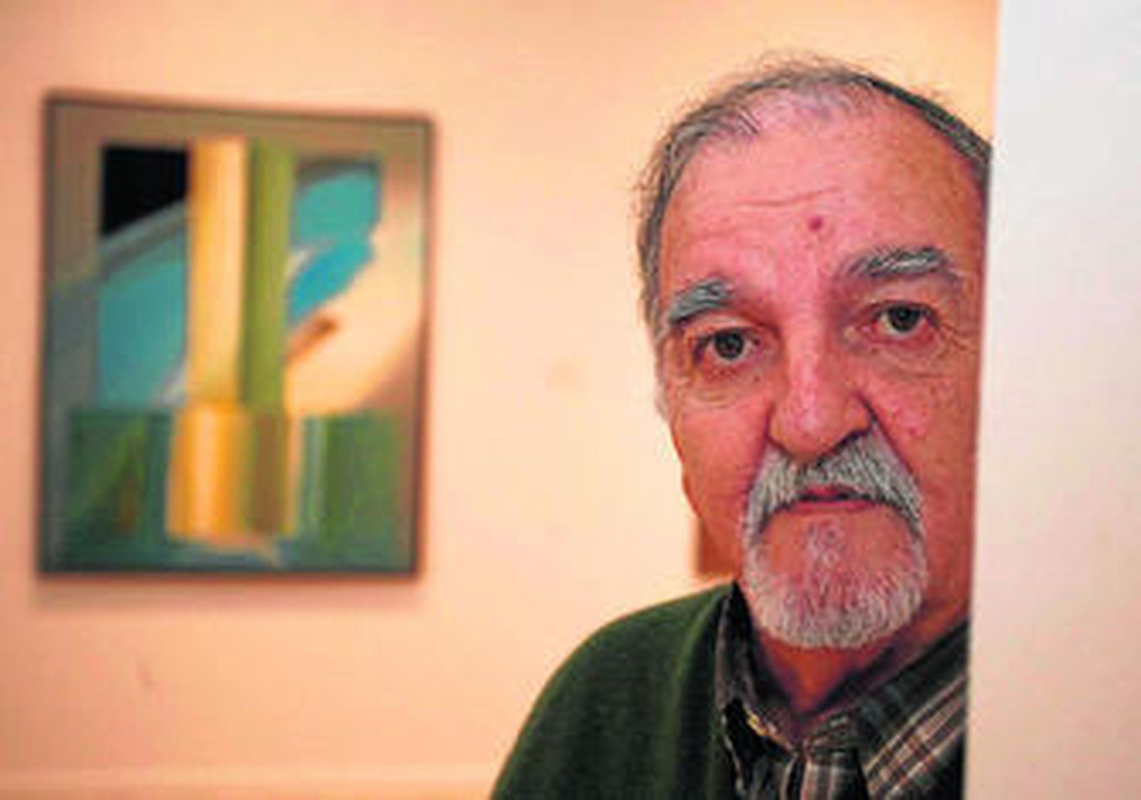 Dámaso Ruano, en la inauguración de una exposición en el Museo Municipal de Málaga, en 2008.