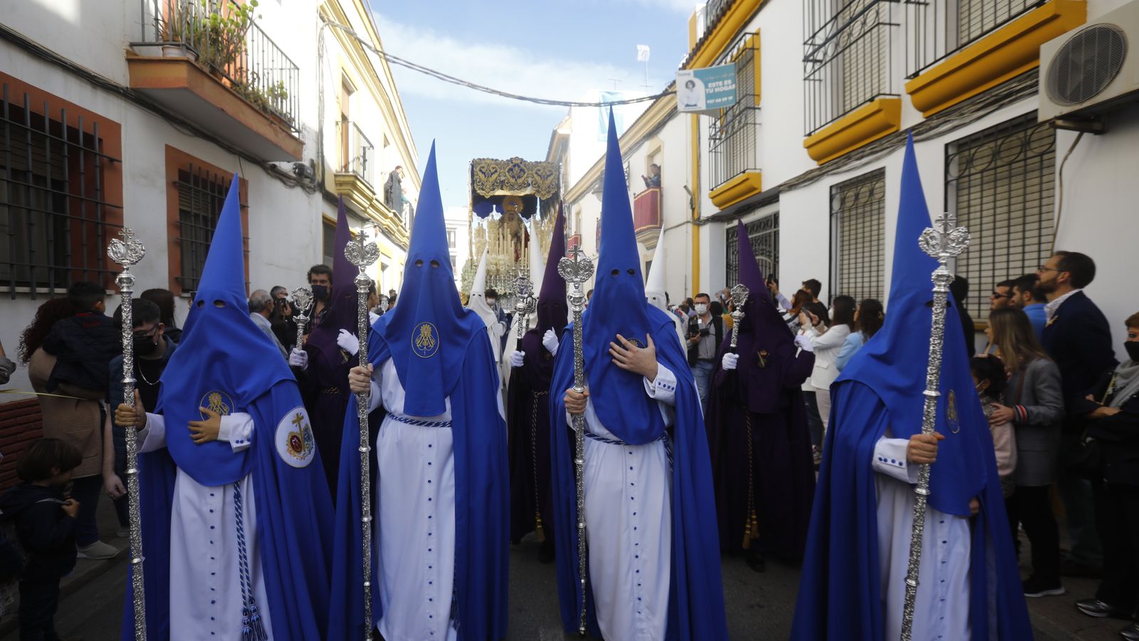Cortejo procesional de Nuestra Señora de la Palma.