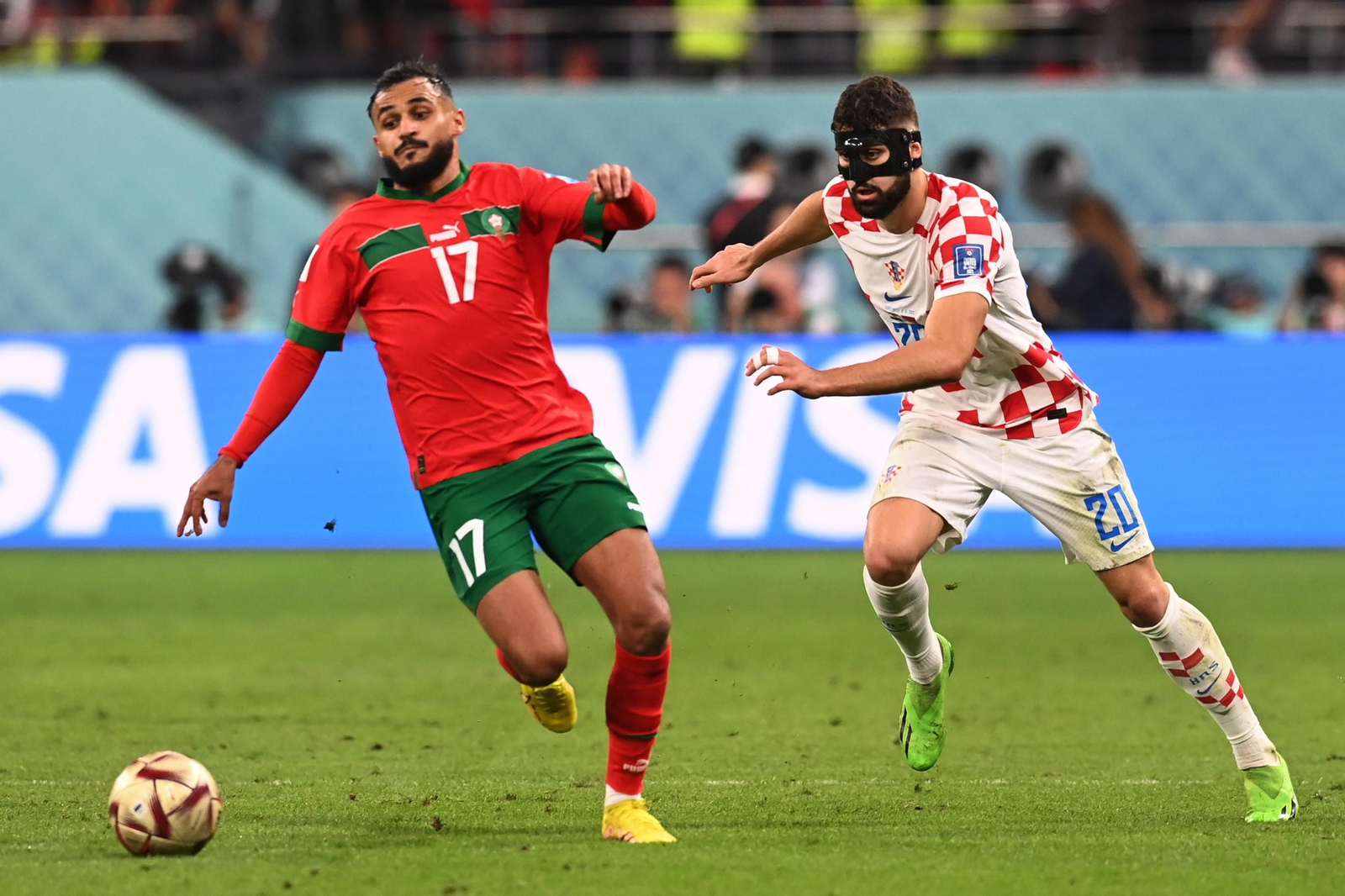 Las fotos del Croacia-Marruecos del Mundial de Qatar