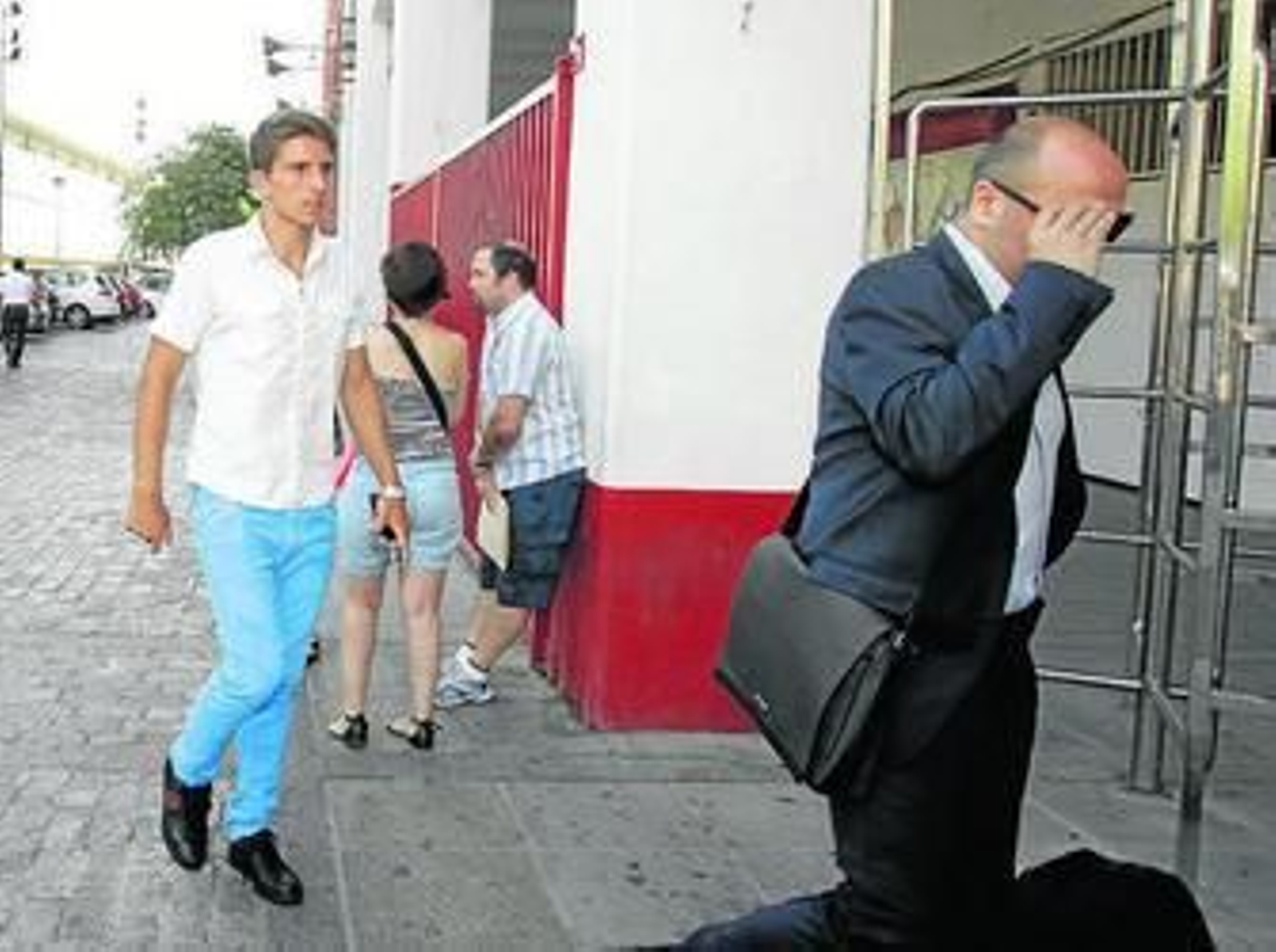 Daniel Carriço, en una imagen de archivo ante las oficinas del club.