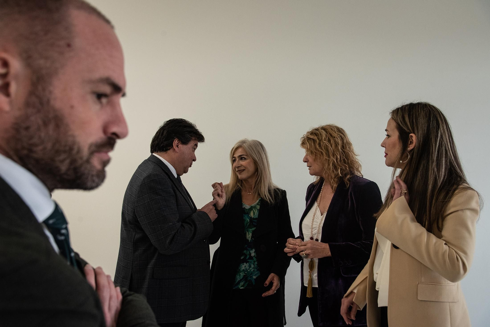 Imágenes de la visita de la Consejera de Desarrollo Educativo y Formación Profesional al nuevo colegio del Ensanche