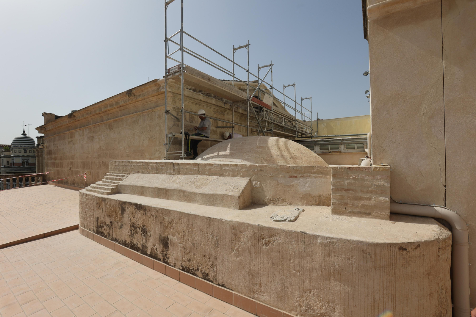 Obras en la fachada del ayuntamiento