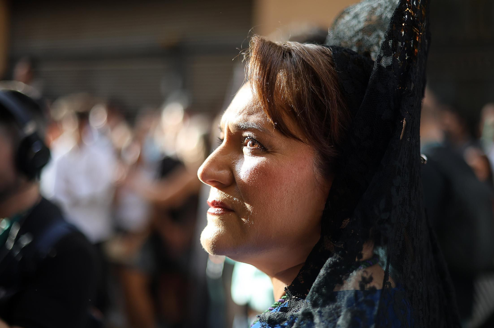 Imágenes de la procesión extraordinaria de la Virgen de la Esperanza por las calles de Huelva