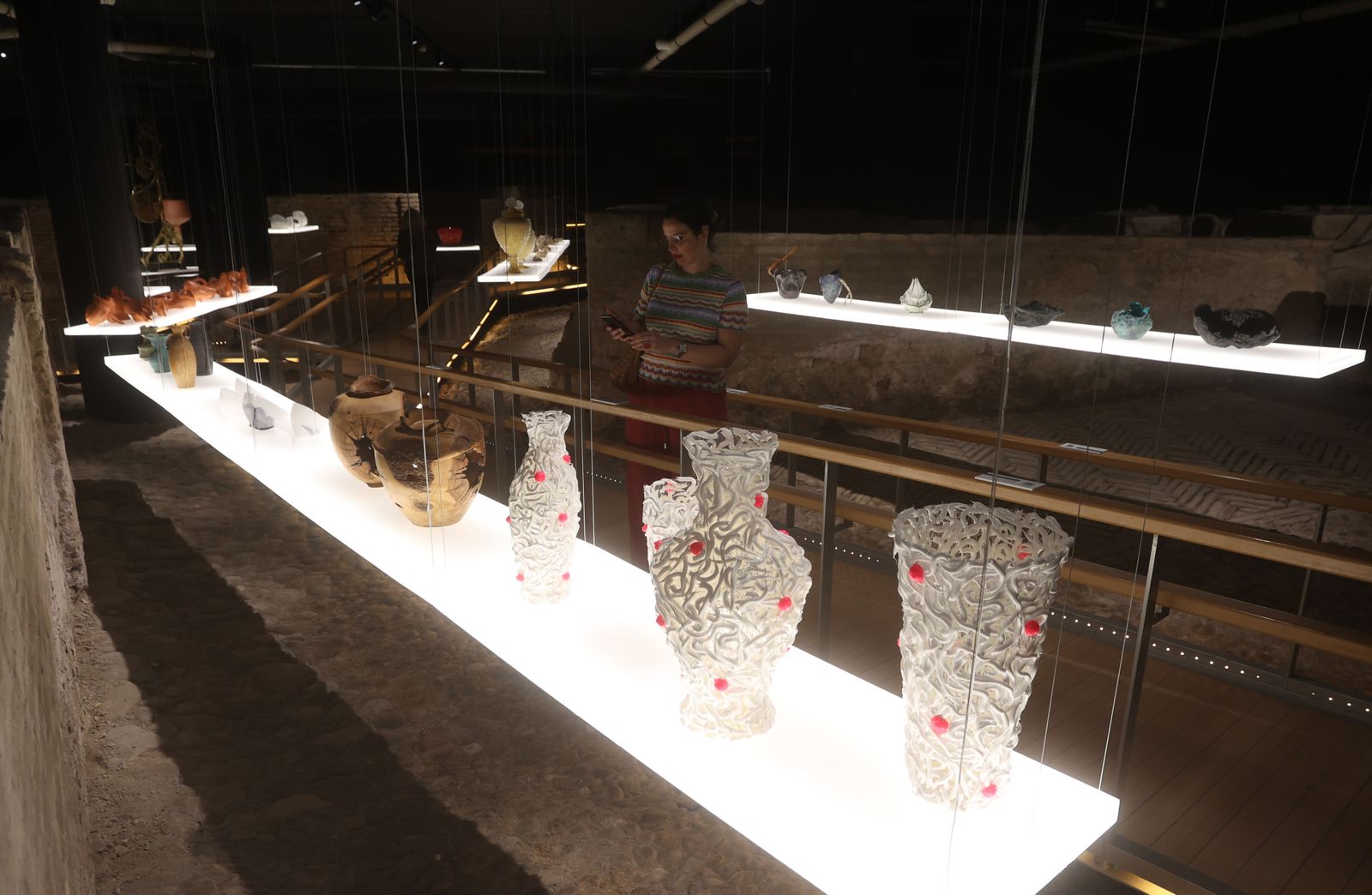 Exposición artesana en el castillo de San Jorge