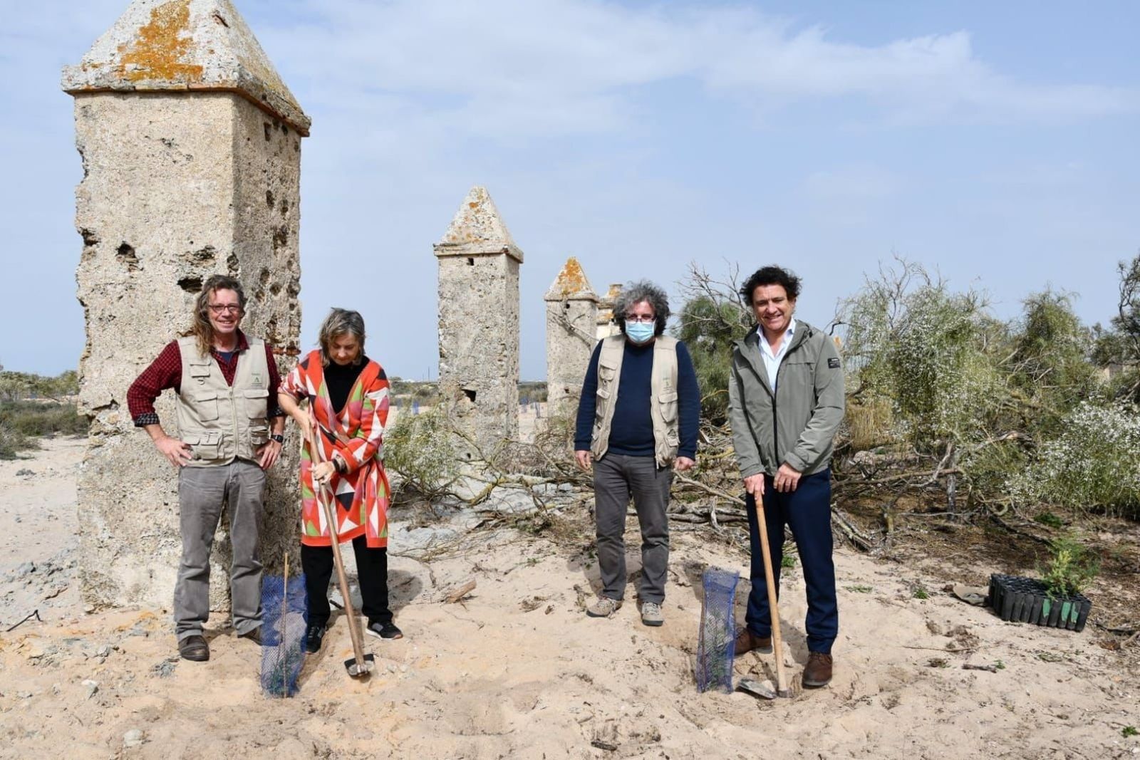 Ana Bertón y Daniel Sánchez, delegados territoriales de Agricultura, Ganadería y Pesca y de Desarrollo Sostenible, respectivamente.