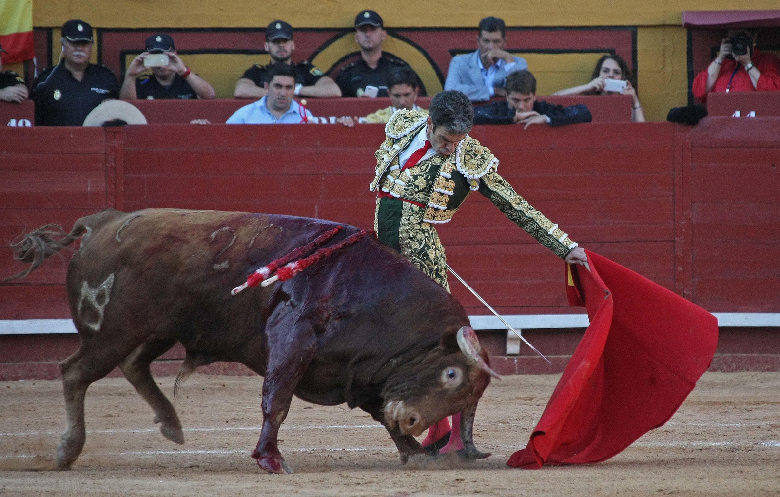 Las imágenes de la reaparición de José Tomás en Algeciras