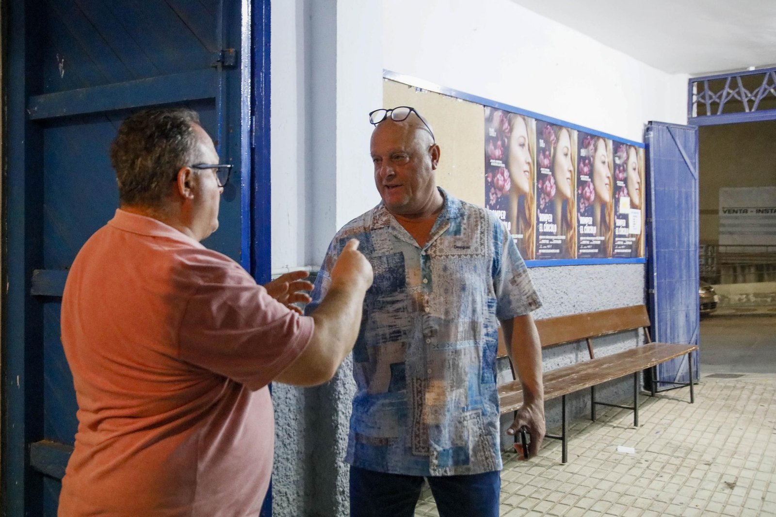 Imágenes de la última proyección en el cine de verano de Garrucha Imágenes de la última proyección en el cine de verano de Garrucha