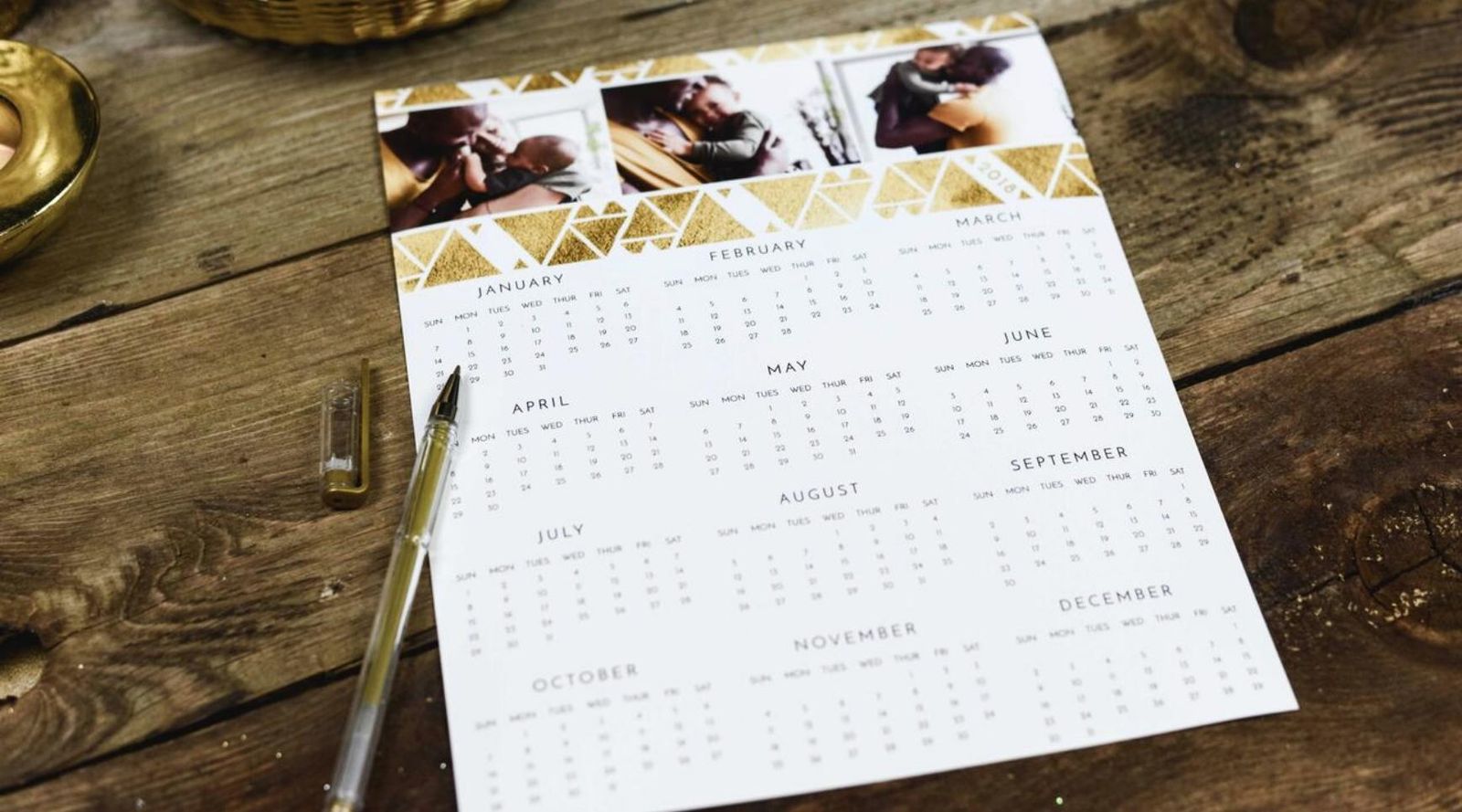 Los calendarios: un regalo tradicional de empresas a clientes