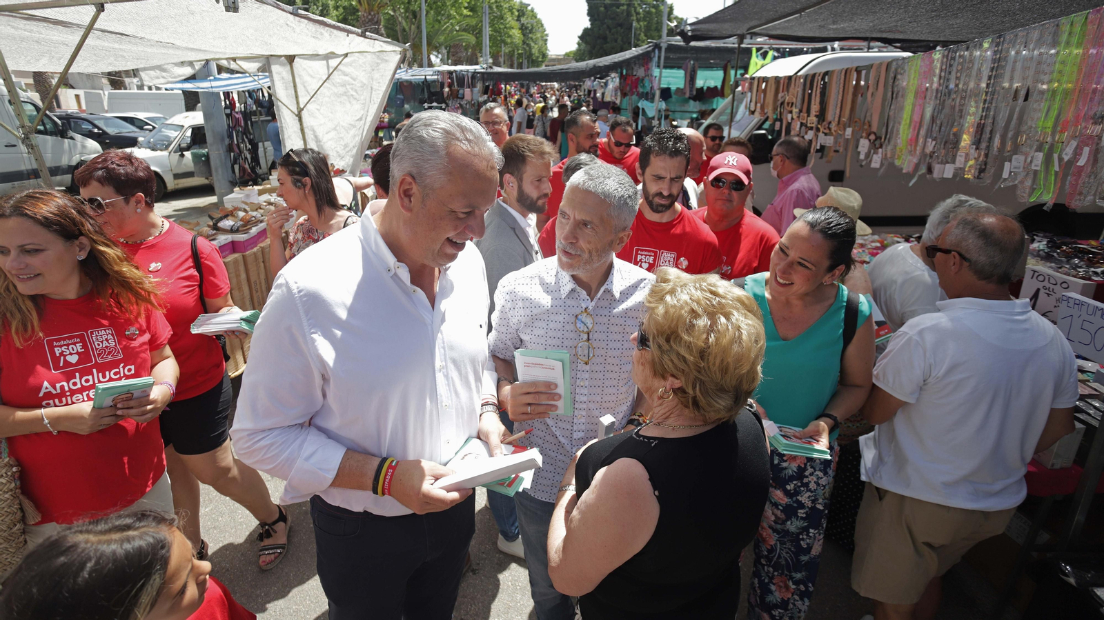 Fotos del acto de campaña de Fernando Grande-Marlaska en San Roque