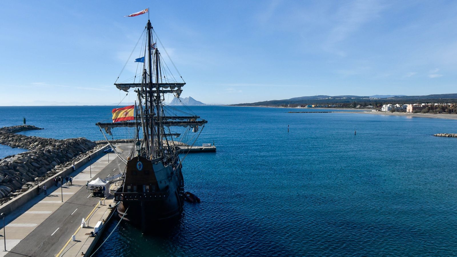 Las fotos del Galeón Andalucía en Sotogrande
