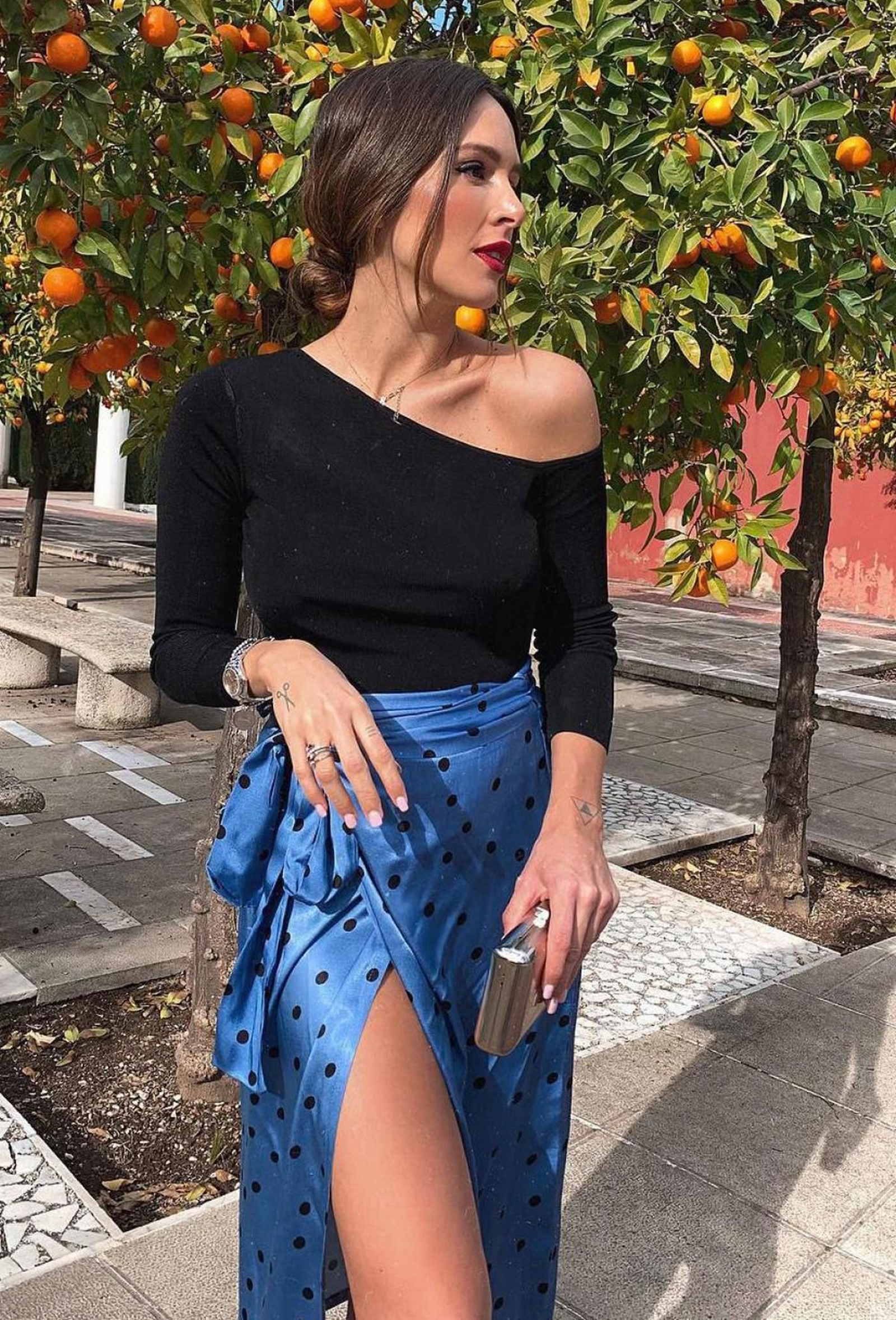 Rocío Osorno con un look para ir a la Feria de Abril de Sevilla.