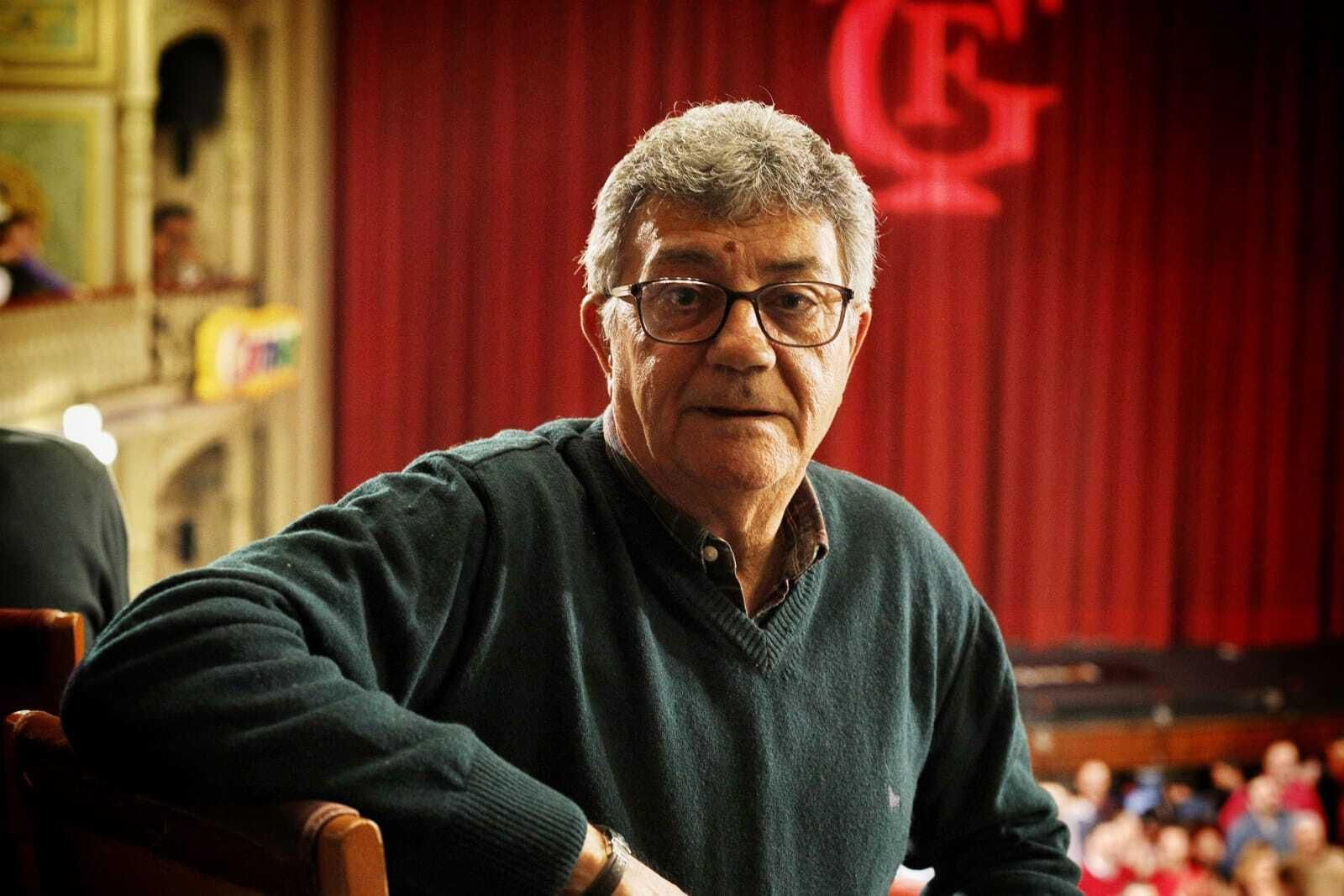 Joaquín Quiñones posa en su palco.