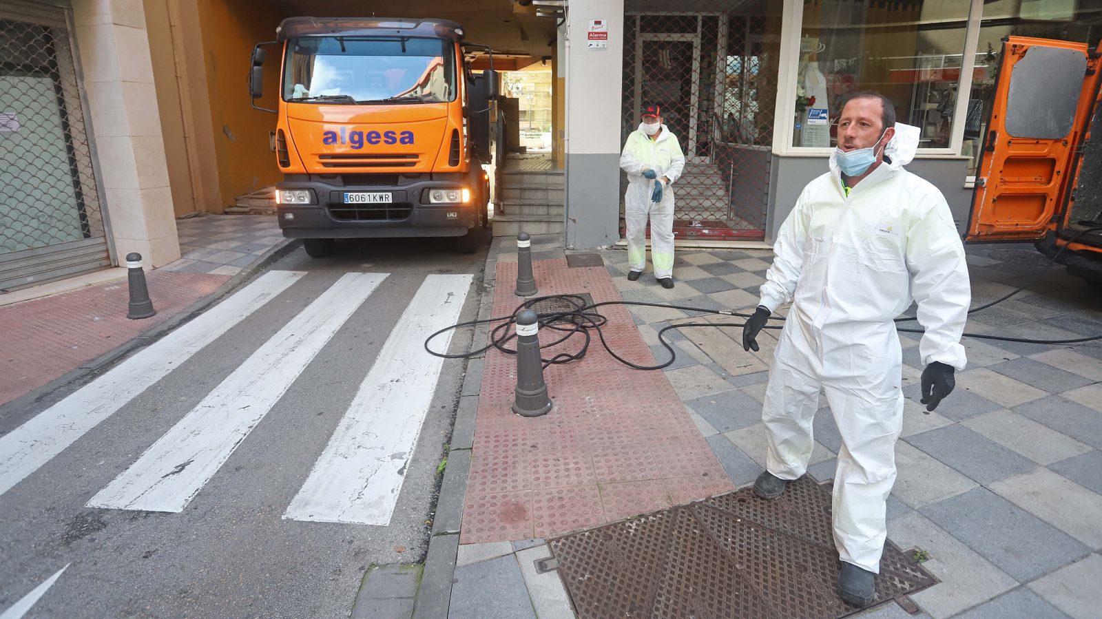 Desalojo del edificio La Escalinata