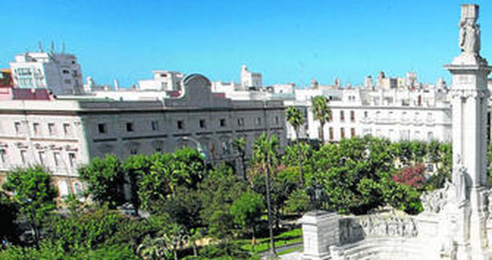 El actual edificio de la Diputación de Cádiz fue el que sirvió de sede a la Casa de Contratación en la capital gaditana.