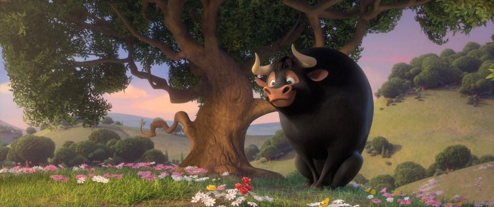 Una imagen de la película que recupera el personaje del toro Ferdinand.