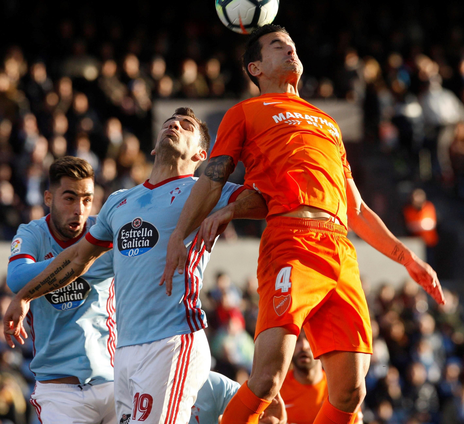 Las imágenes del Celta-Málaga