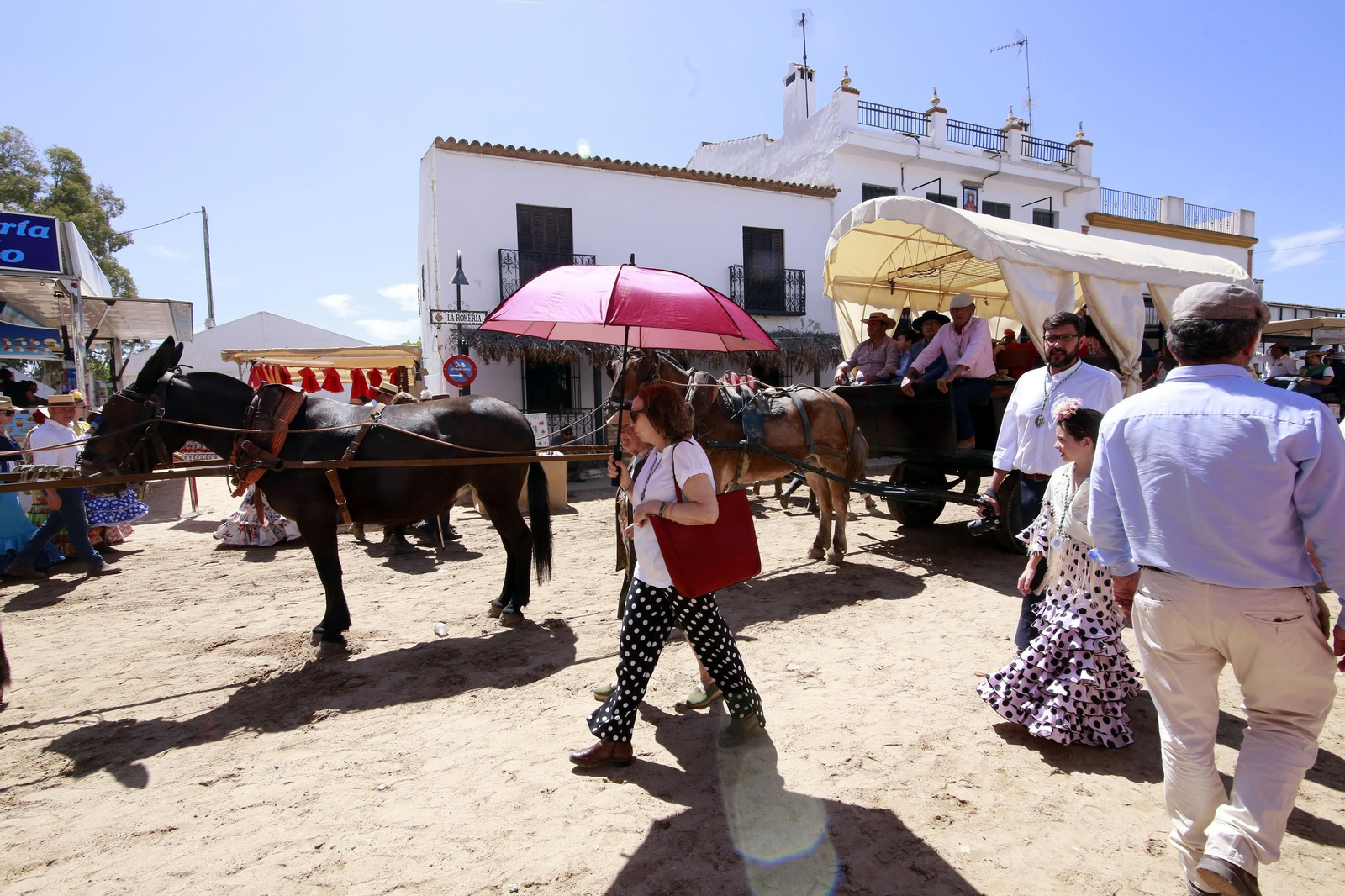 Sábado de emociones en la Aldea de El Rocío