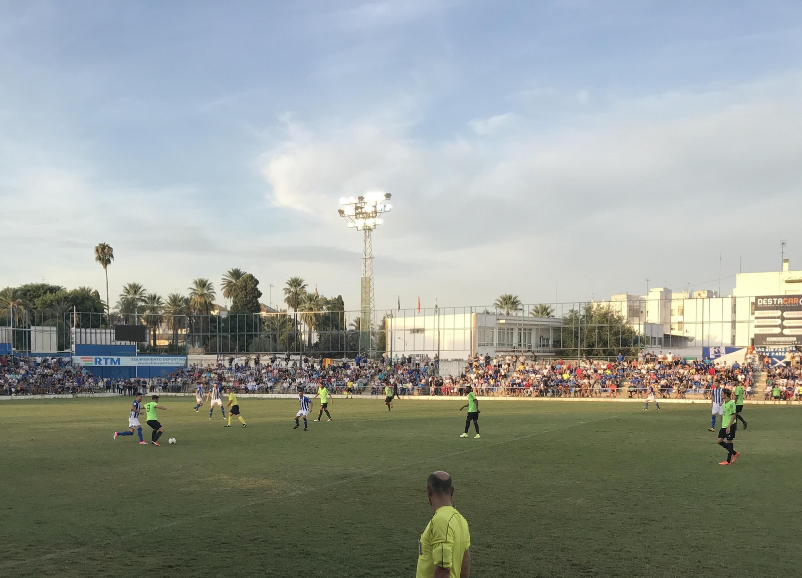 Un lance del partido.