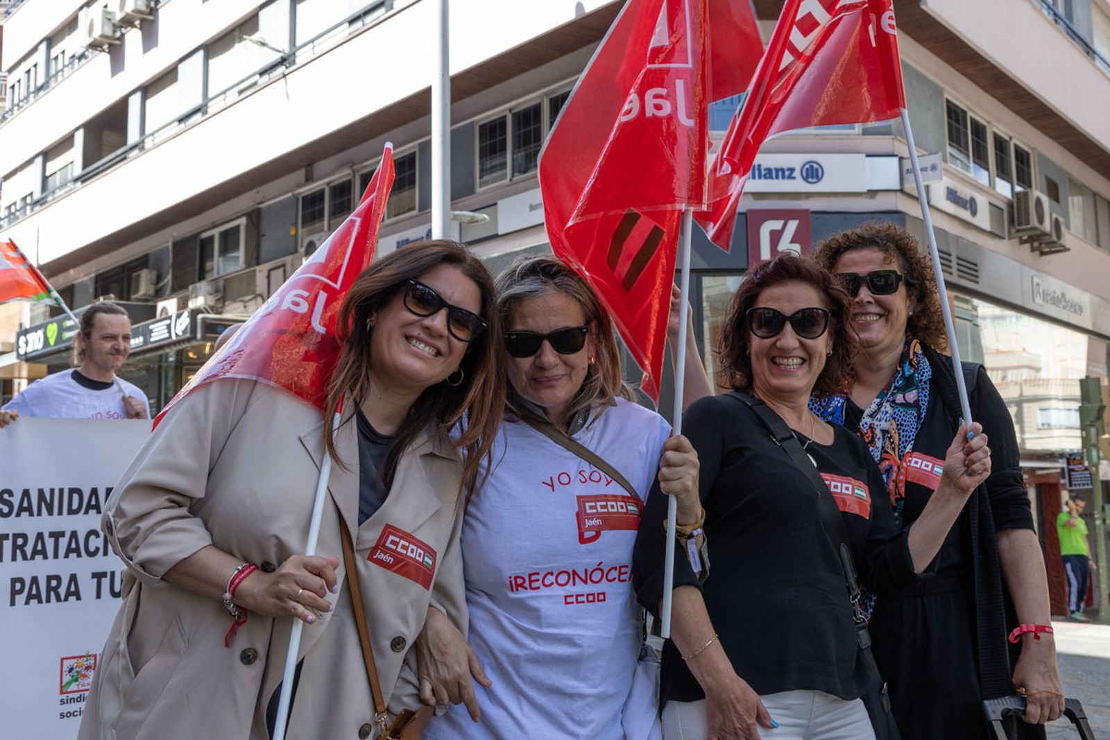 Manifestación convocada por el 1º de Mayo
