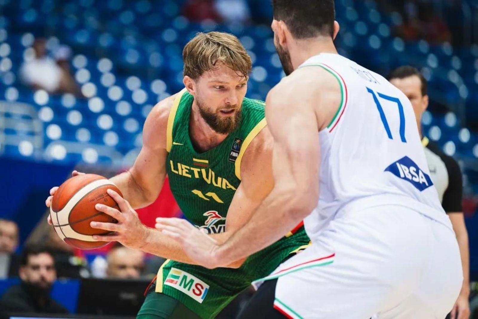 Sabonis, frente a Italia