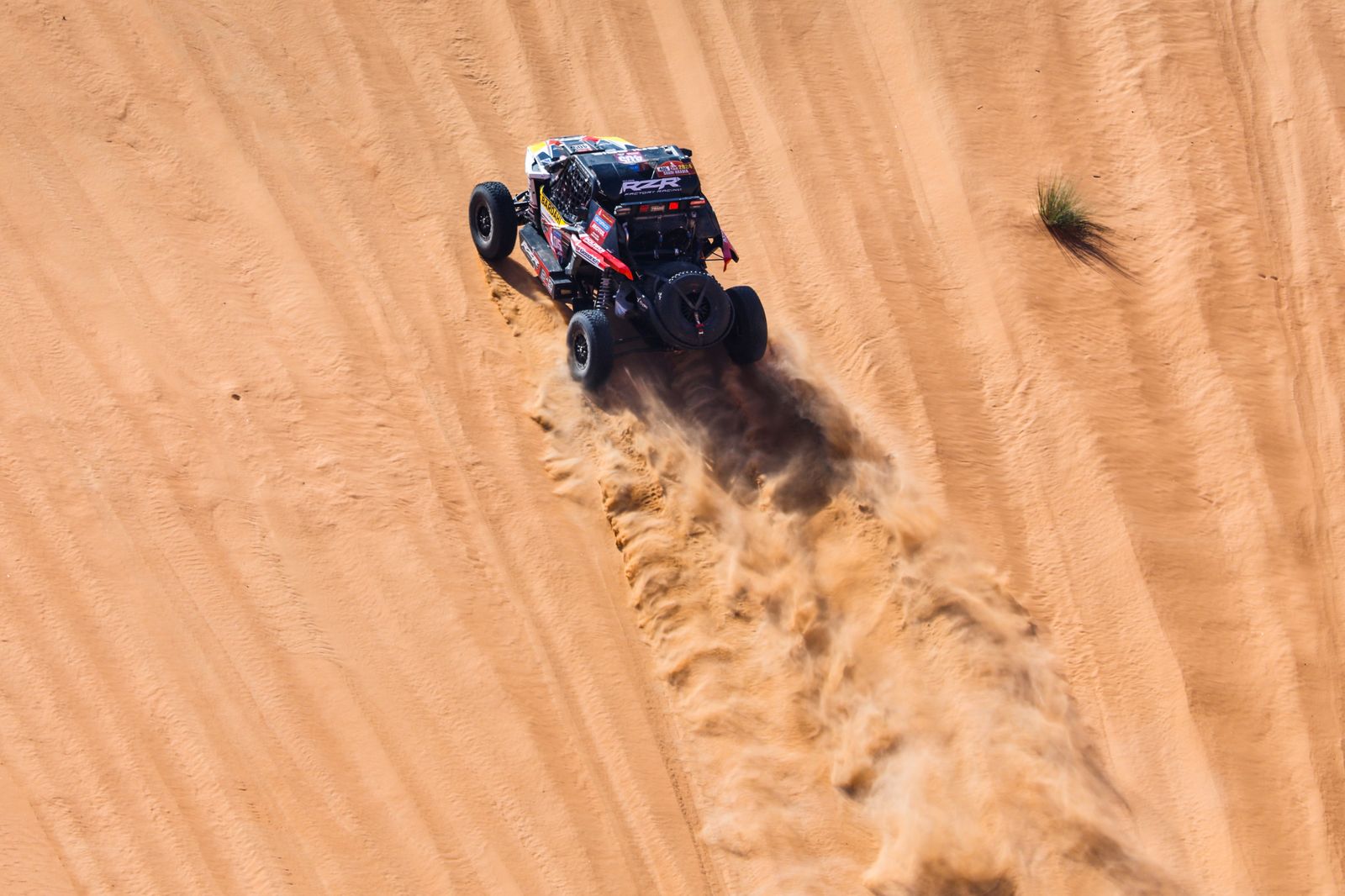 Las mejores fotos del Dakar por las dunas