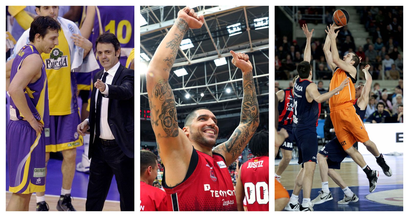 Porfi Fisac, con los tres protagonistas del reportaje.