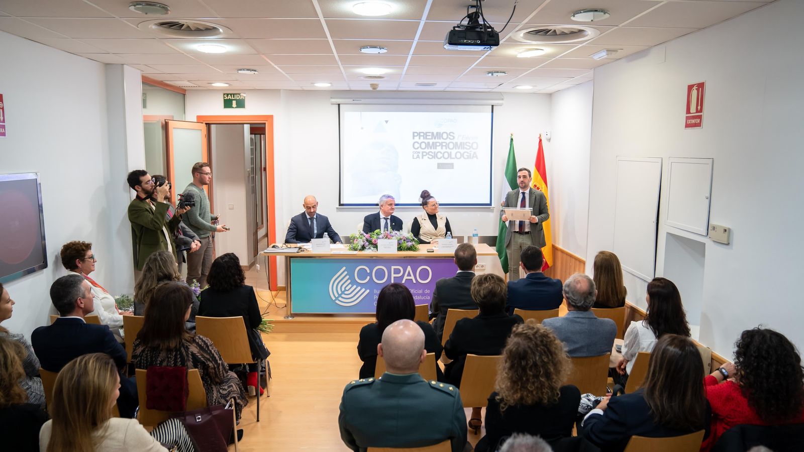 El acto se celebró en la sede del COPAO en Almería
