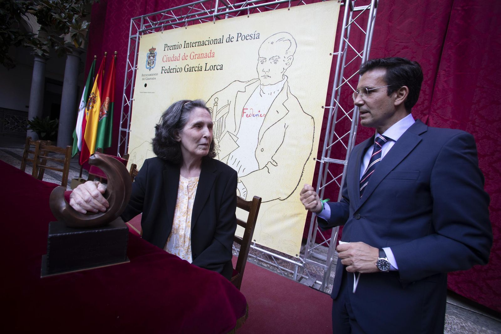La entrega del Premio Lorca de Poesía a Yolanda Pantín, en imágenes