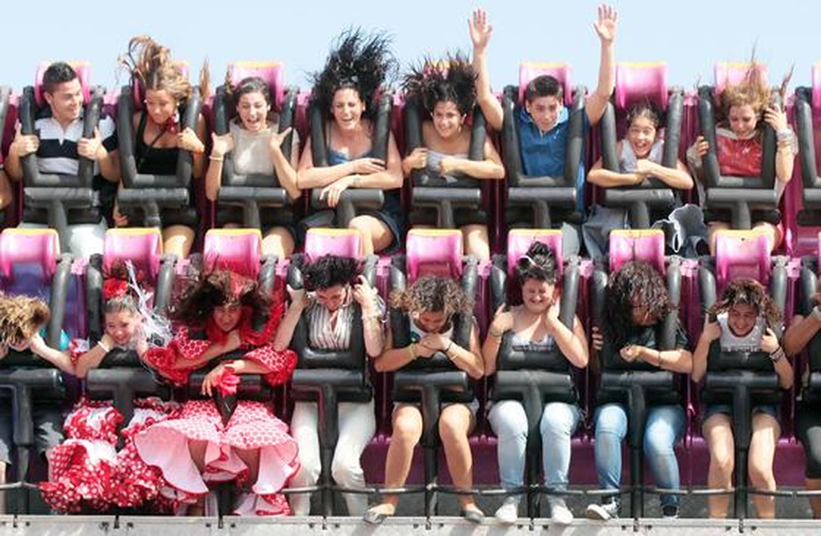 Las atracciones sí presentaron ayer un buen aspecto.

Foto: Miguel Ángel González
