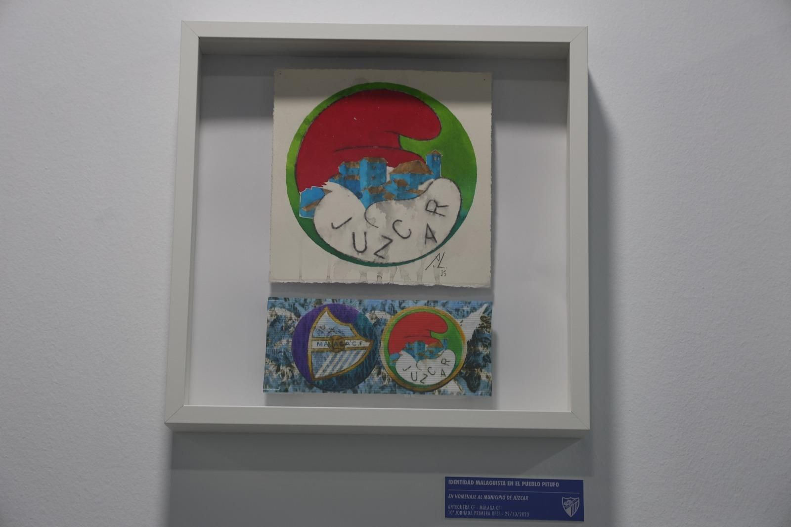 Brazaletes obras de arte del Málaga CF para la provincia