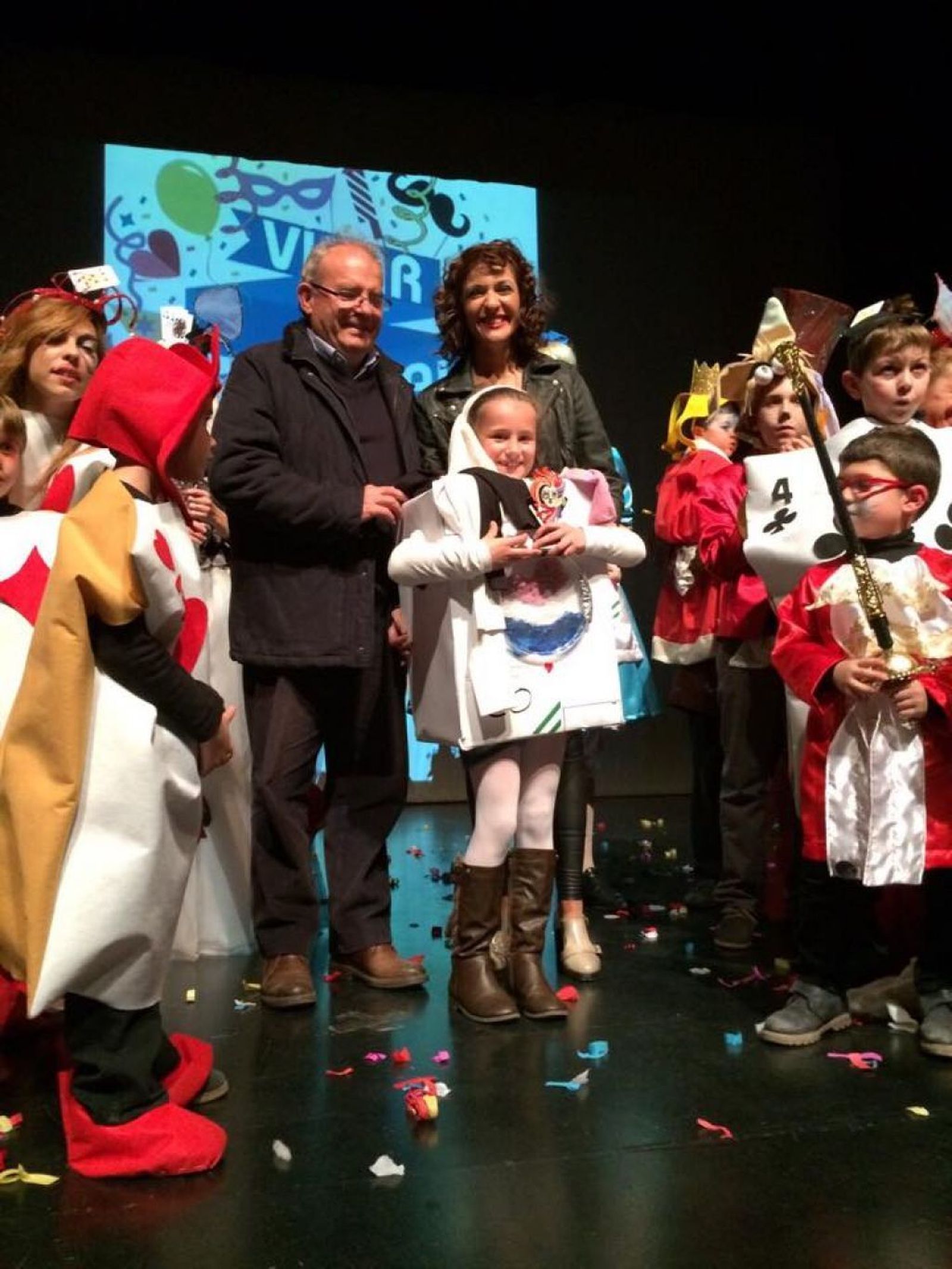 Una edición pasada del carnaval vicario.