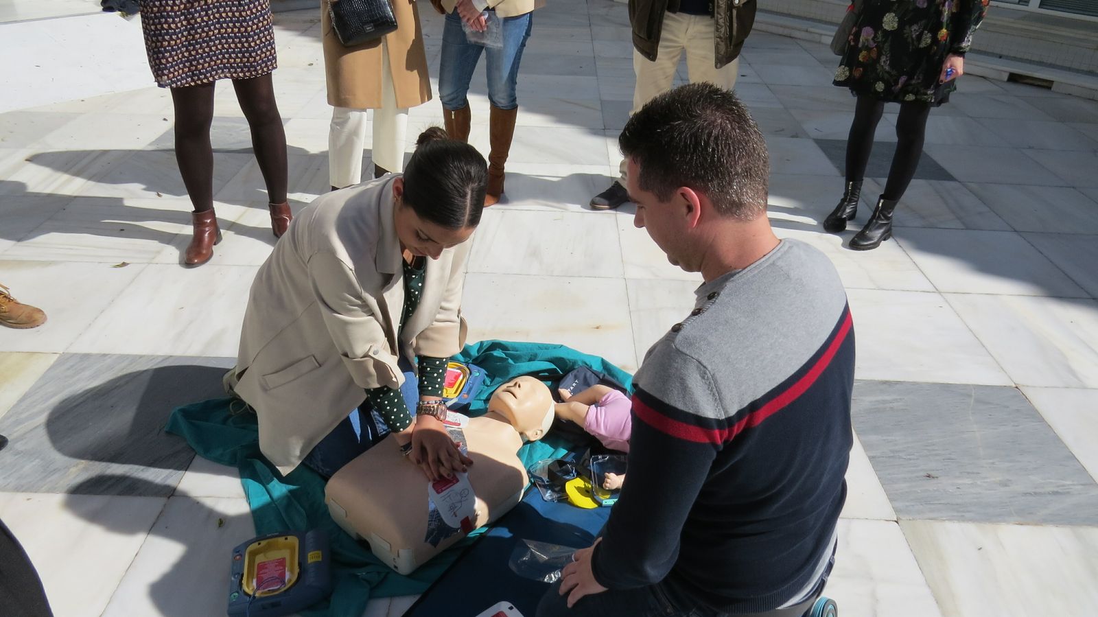 Jornada celebrada ayer en el PTA con motivo del proyecto Málaga Cardioprotegida.