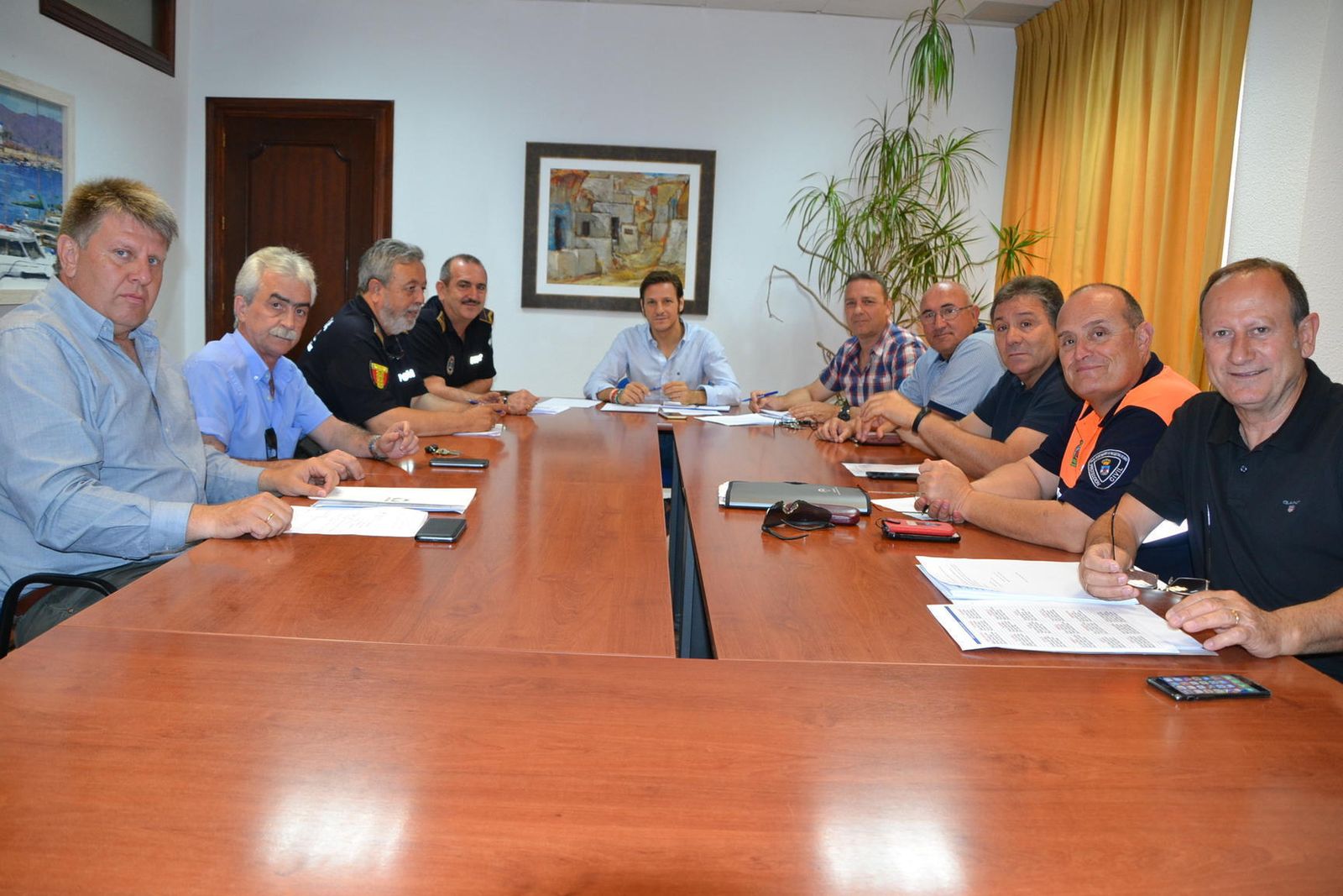 Luis Miguel Carmona presidió la reunión de ayer en la que se determinó la ampliación del dispositivo para San Juan.