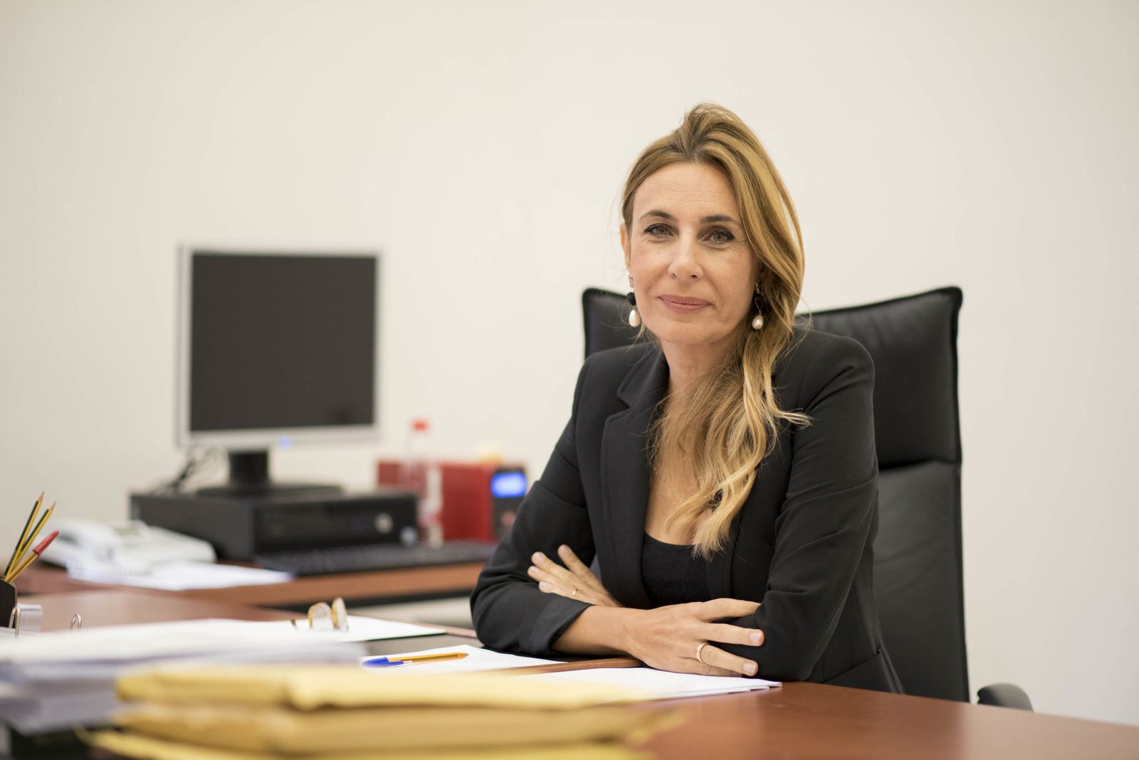 Begoña Álvarez, en su despacho del Consejo Consultivo.  Foto: Carlos Gil Andreu