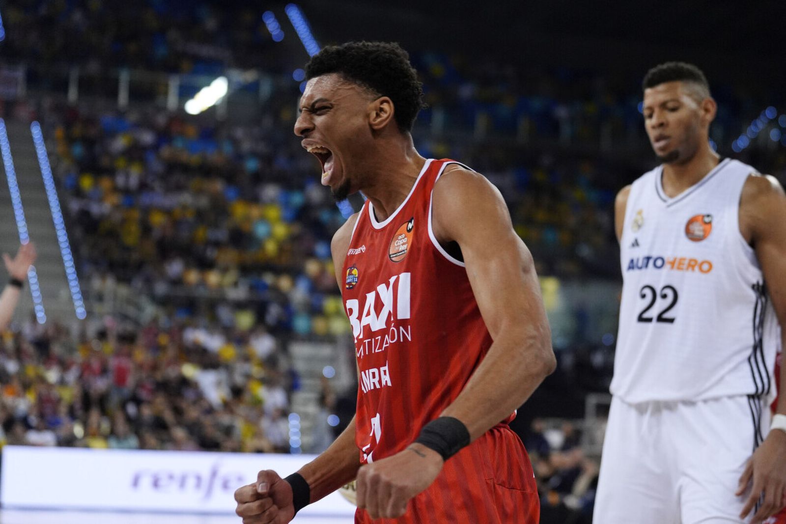 Alston, en la Copa ante el Real Madrid.