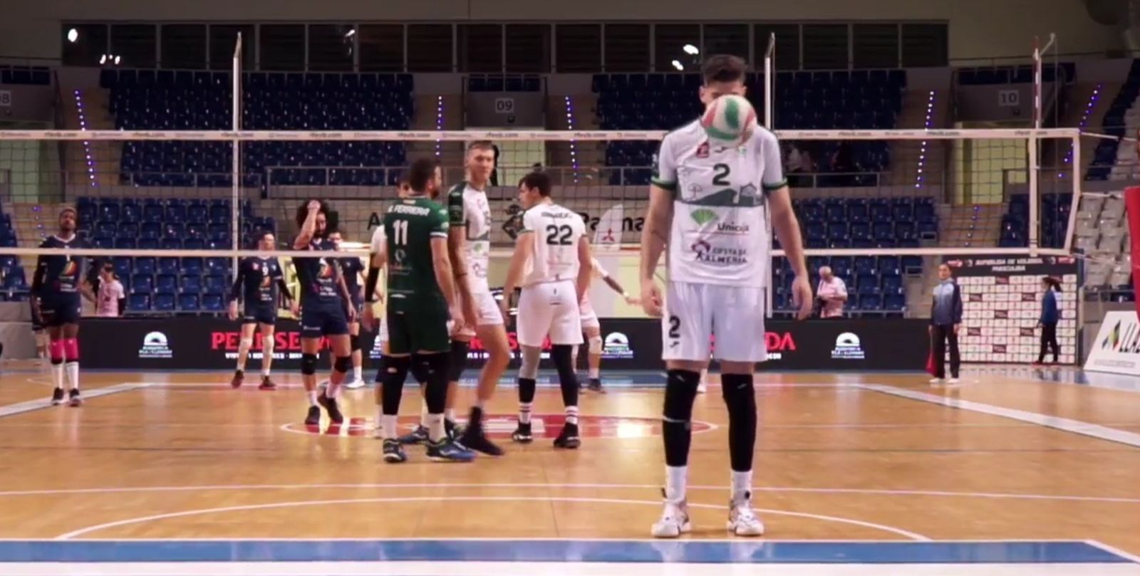 Imagen del encuentro en el Pabellón de Son Moix.