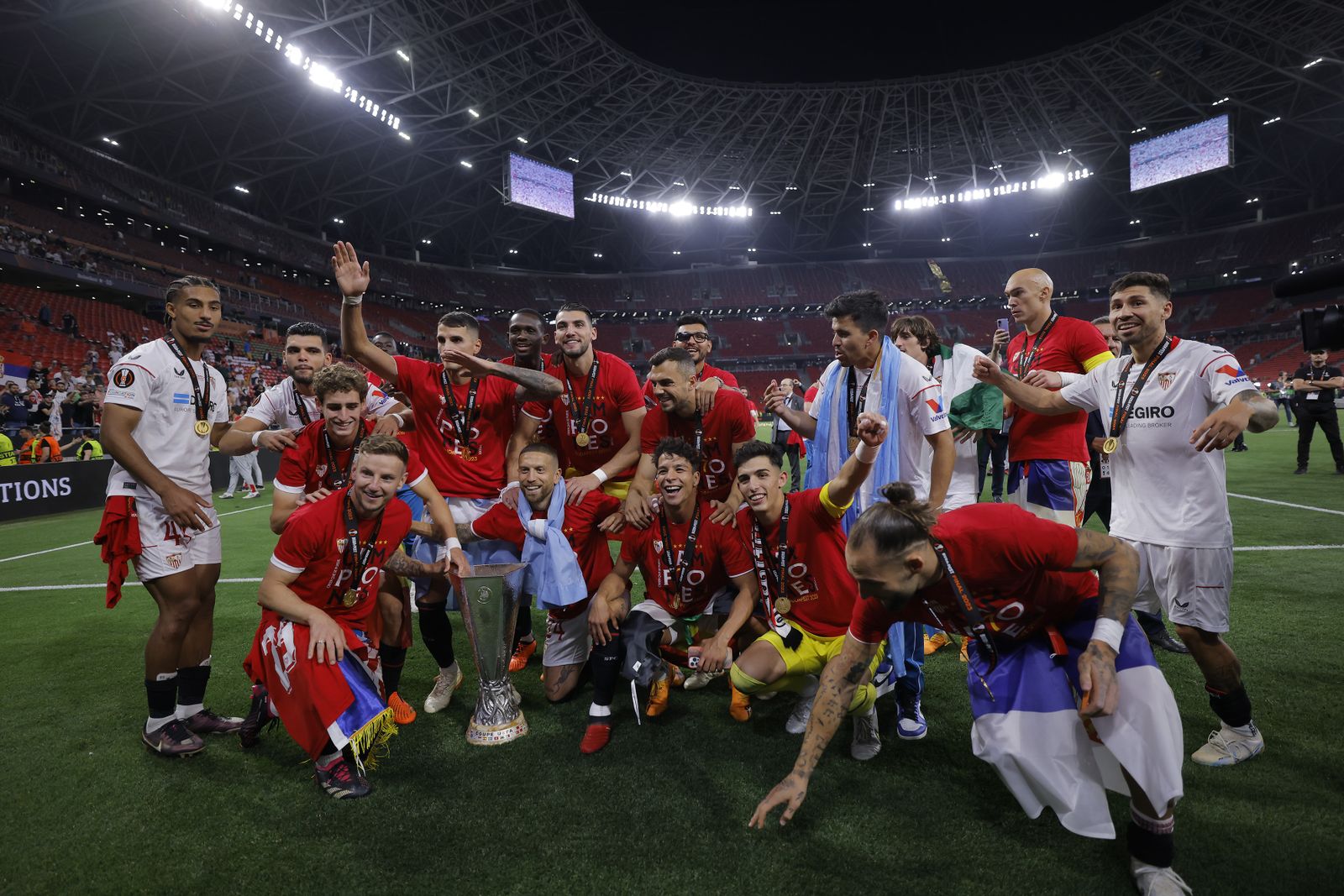 Las imágenes de la celebración del Sevilla fc
