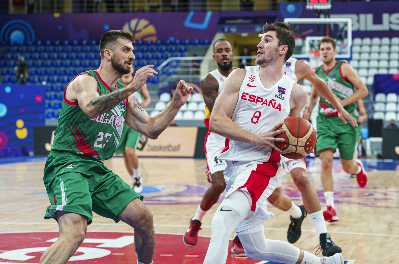 Las fotos de Darío Brizuela y Alberto Díaz en el España-Bulgaria