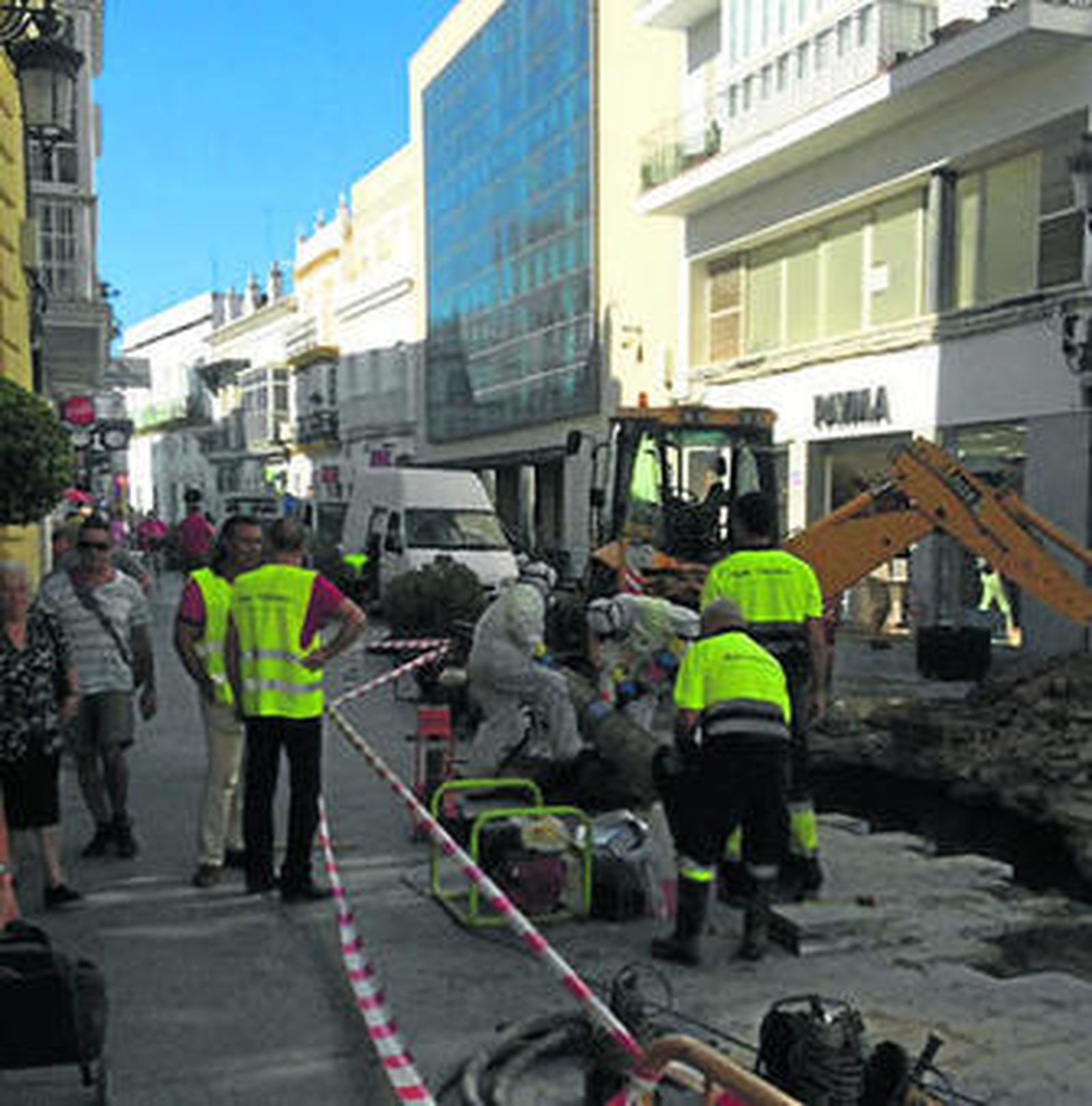 Imagen cedida por el denunciante en la que se aprecian los trabajos.