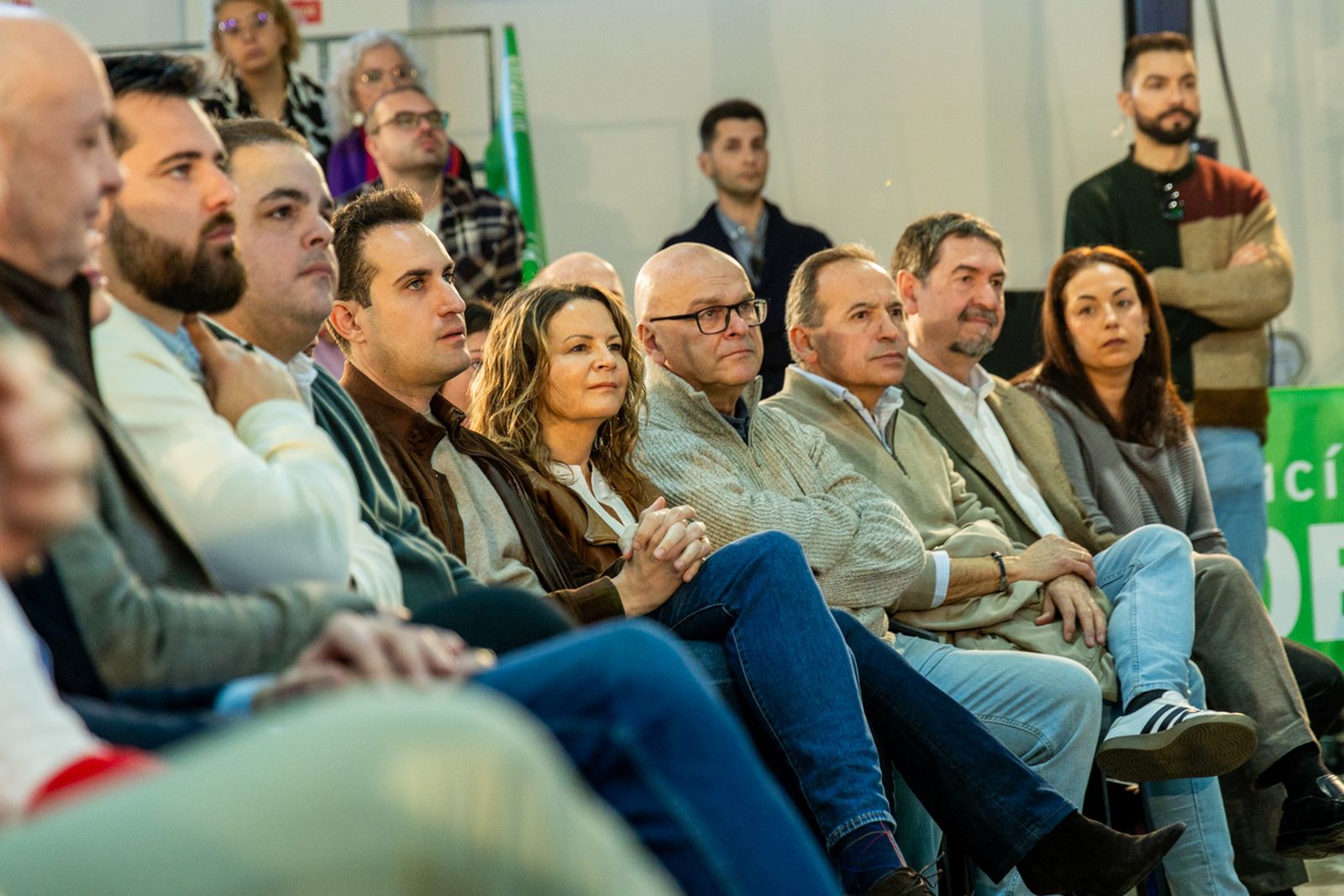 Acto en defensa de los servicios públicos para celebrar el 28F en Jaén