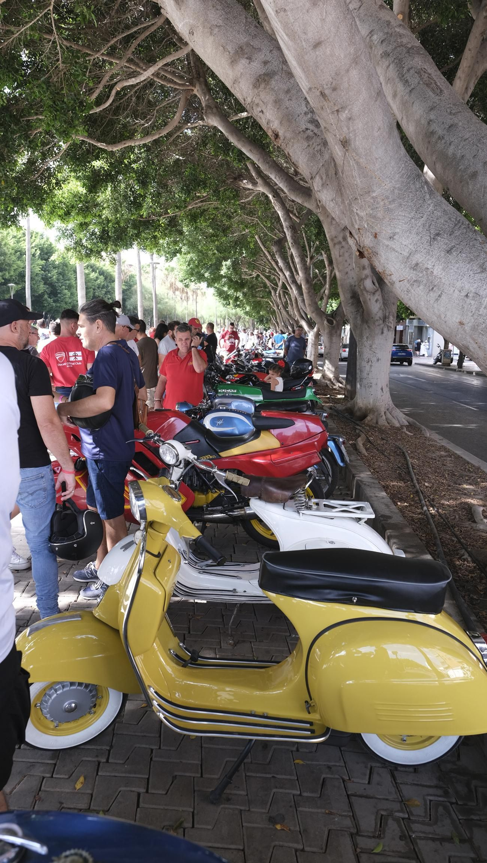Exposición de motos antiguas y Ducatis en la Feria de Almería 2025, en imágenes