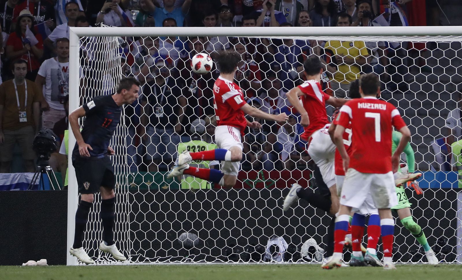 Las imágenes del Rusia-Croacia