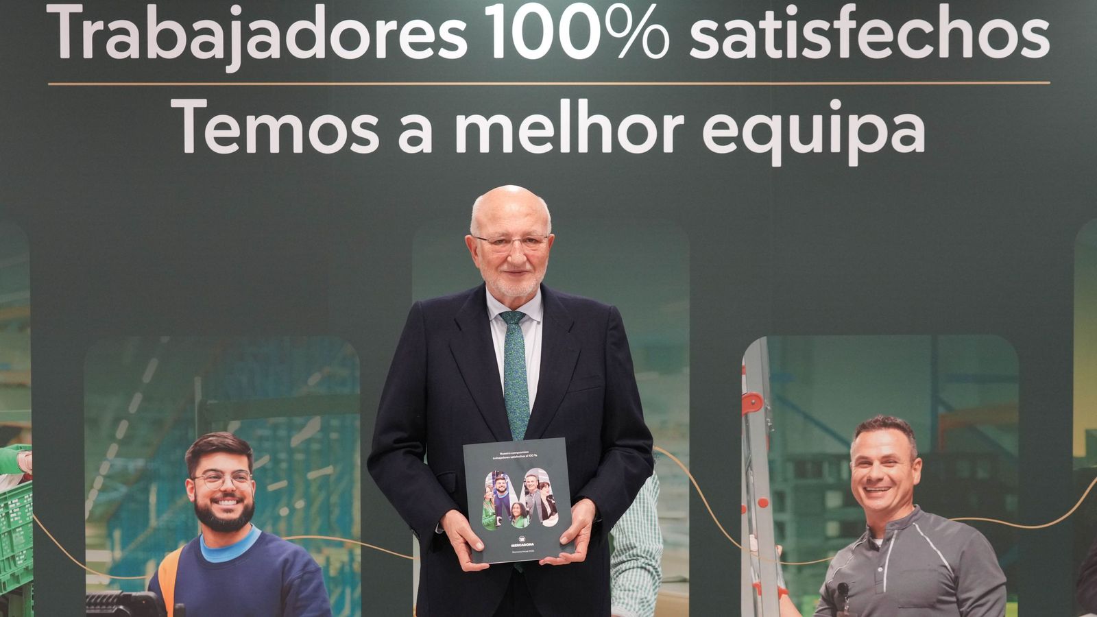 Juan Roig sostiene la memoria de Mercadona de 2025 tras presentar los resultados.