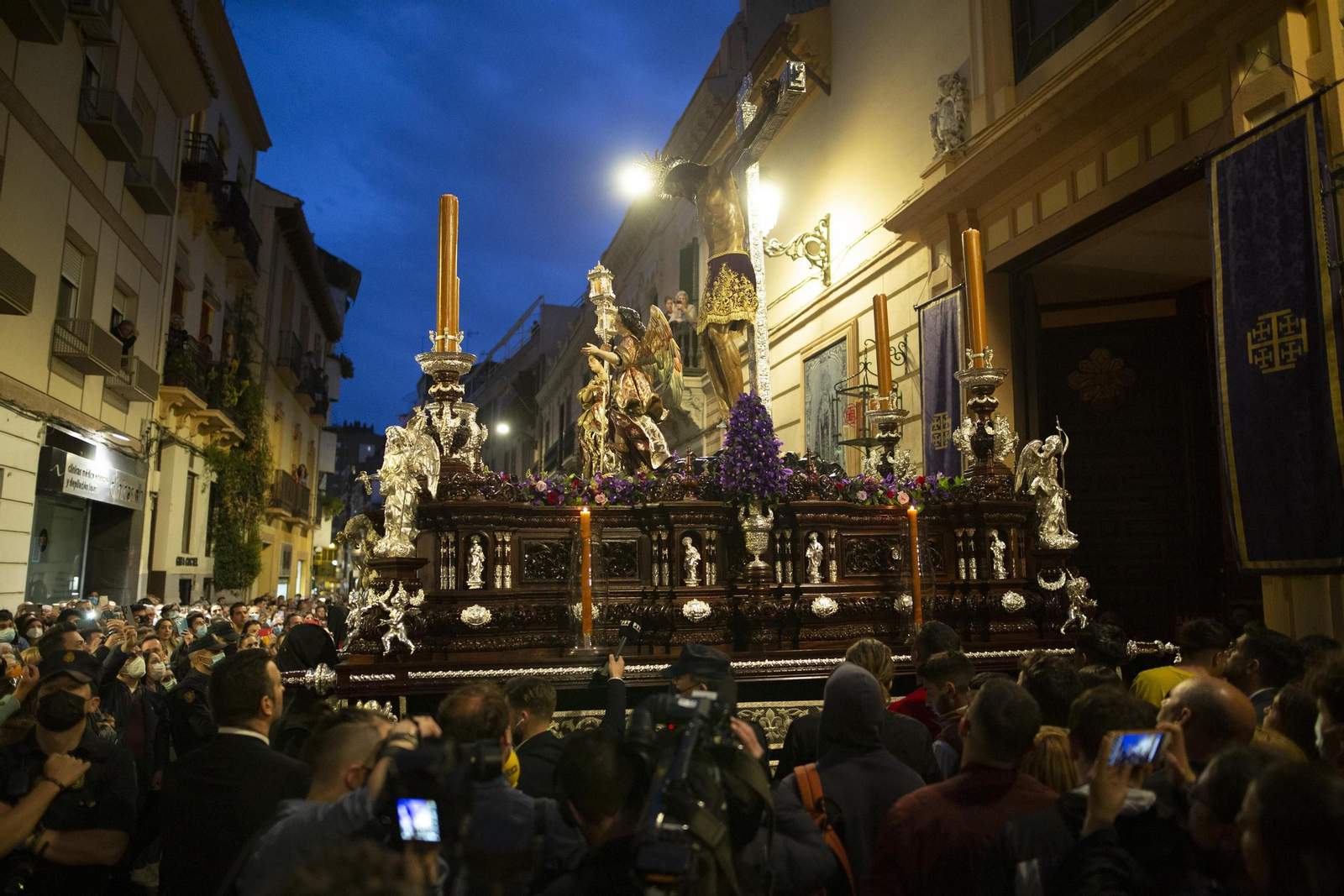 Fotos del Cristo de San Agustín en el Lunes Santo de la Semana Santa de Granada