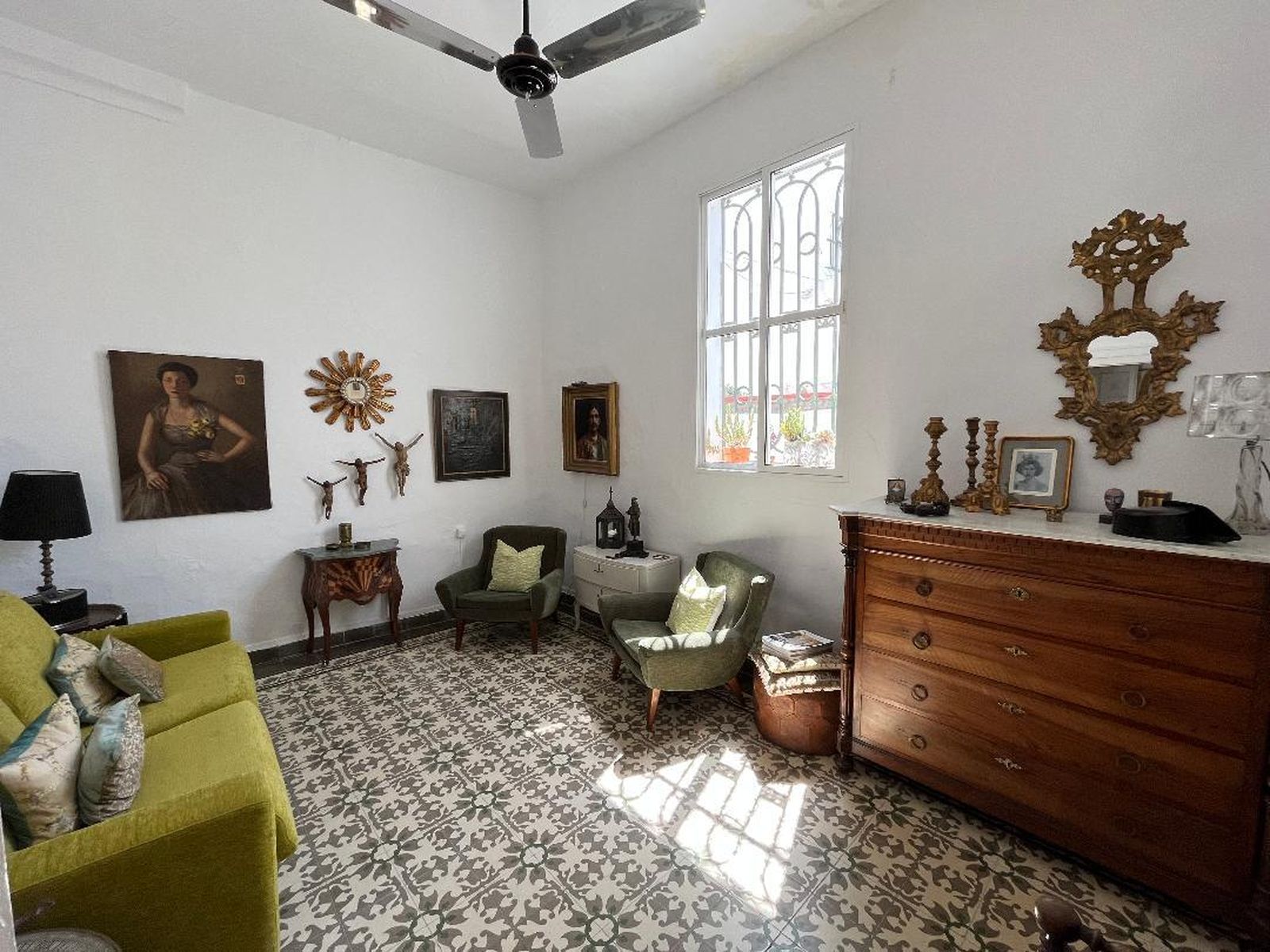 Interior de la casa.