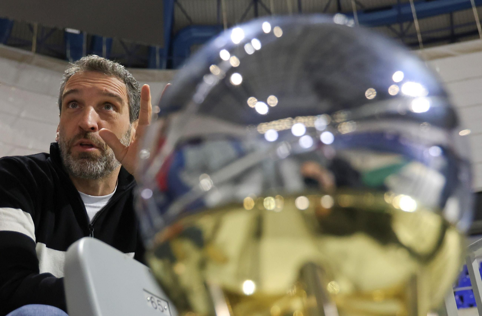 La entrevista a Ibon Navarro, en fotos