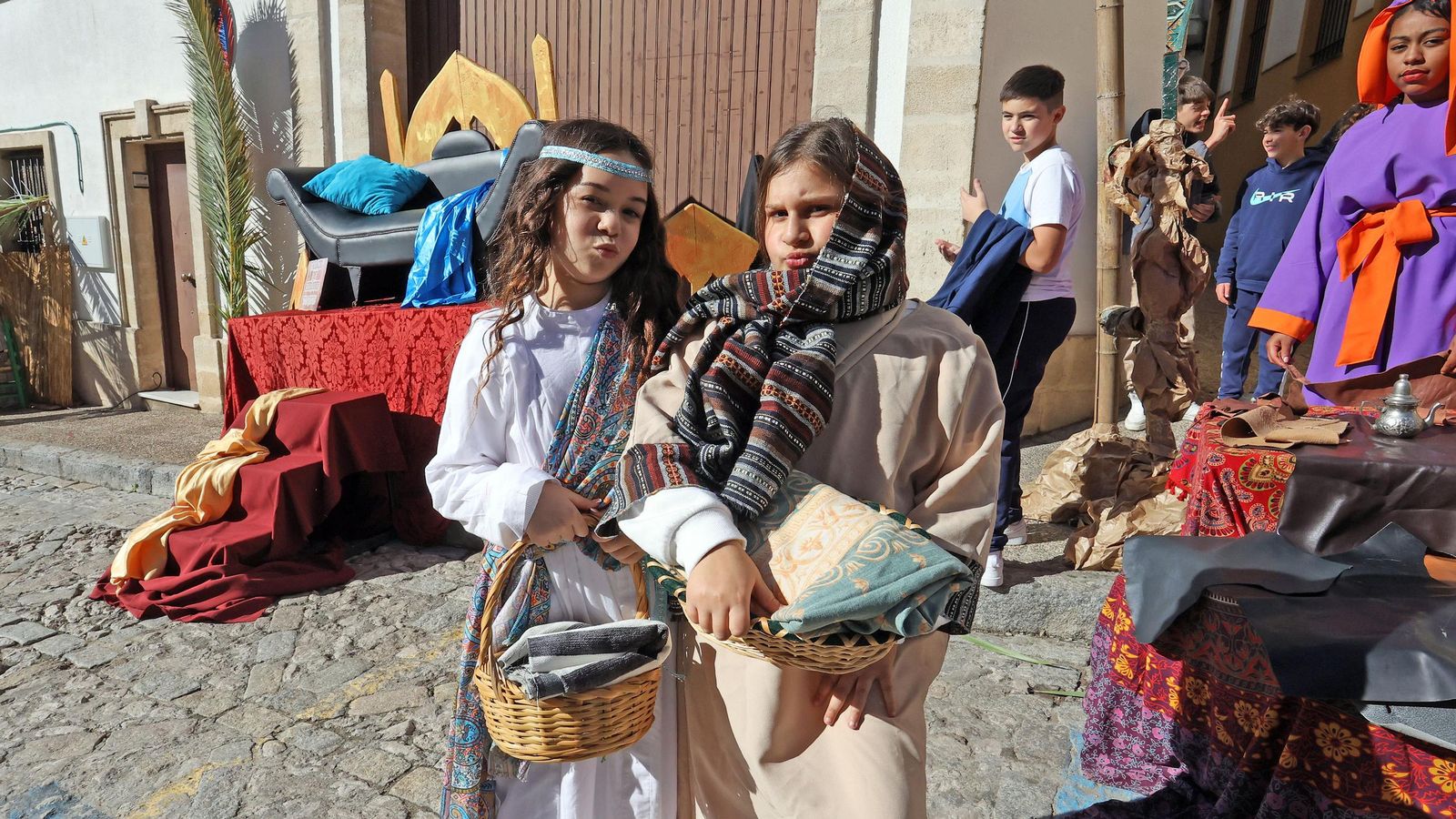 Imágenes del Belén Viviente de la plaza San Lucas en Jerez
