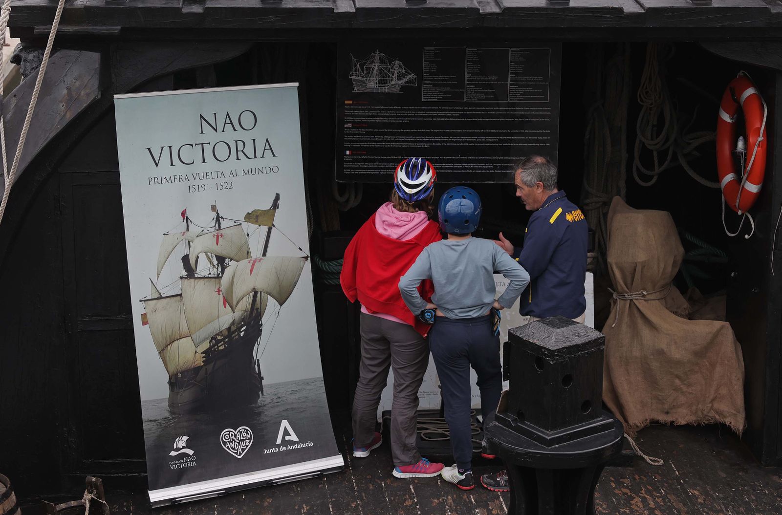 Fotos de la Nao Victoria en Algeciras