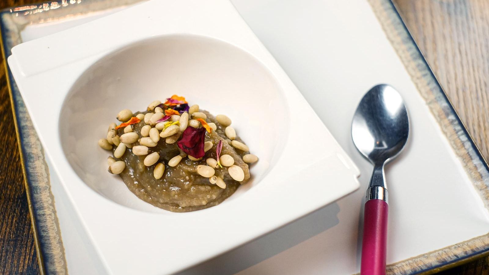 Uno de los platos onubenses que se degustaron en el Andalusian Cooking Tour Gusto del Sur 2025