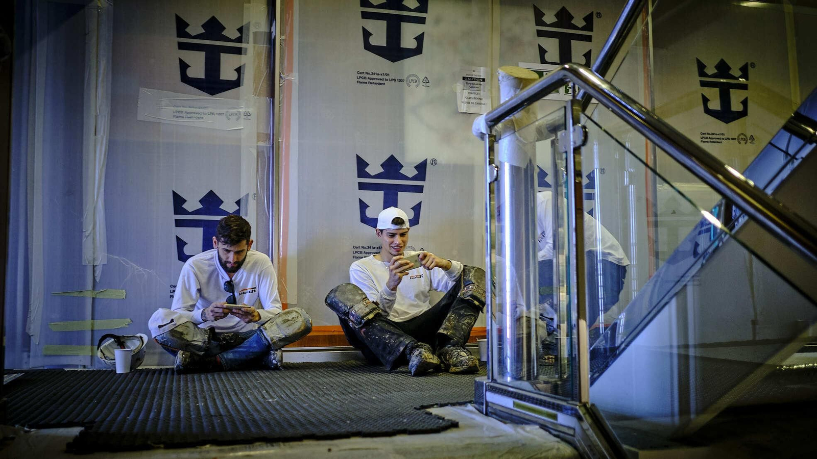 Obras en el buque 'Oasis of the Seas' Obras en el buque 'Oasis of the Seas'